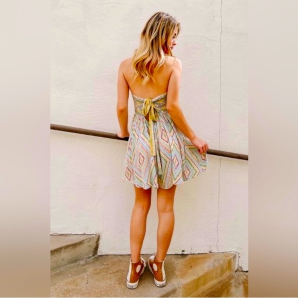 NWT Free People Elowen Strapless Romper Medium - Picture 2 of 12